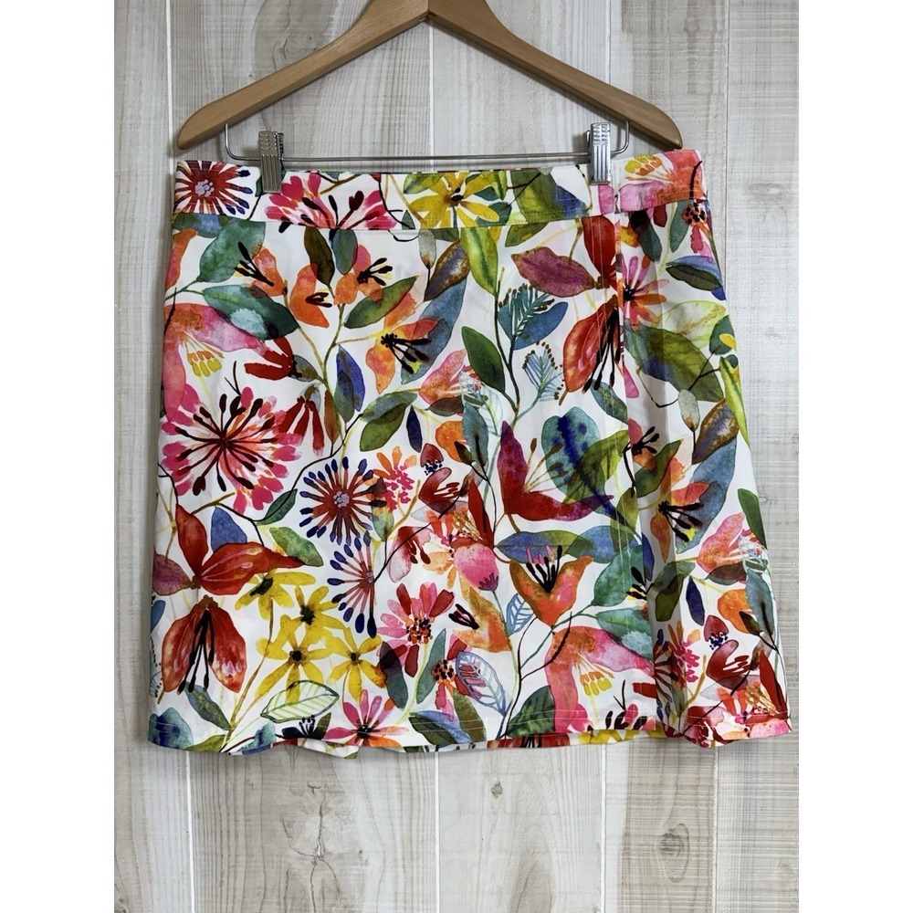 Ripskirt Hawaii Floral Colorful L Pickleball Beach Resort Walking